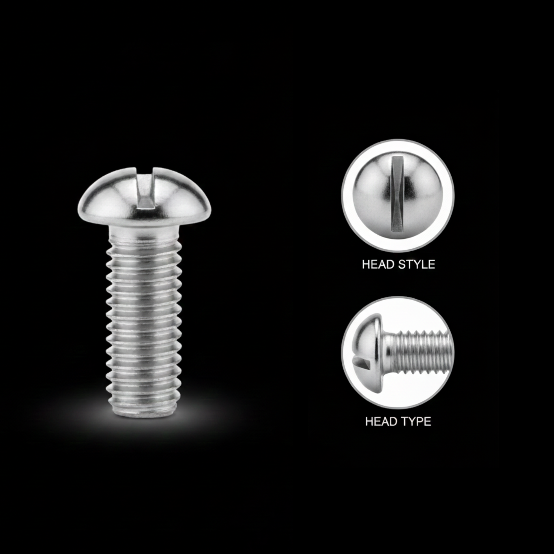 Round Head Slotted